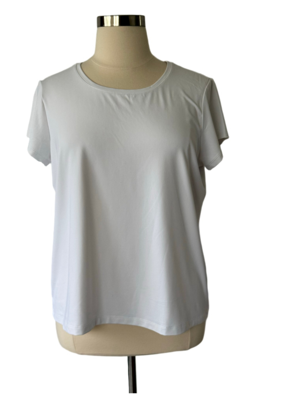 Women's Chico's Short Sleeve Tee White Size 18-20 (Chico's 4)